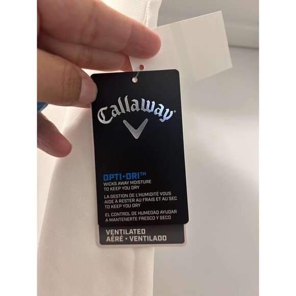 New Womens Callaway Truesculpt Opti-Dri Woven Golf Skort Size L White MSRP $70 - Picture 4 of 5